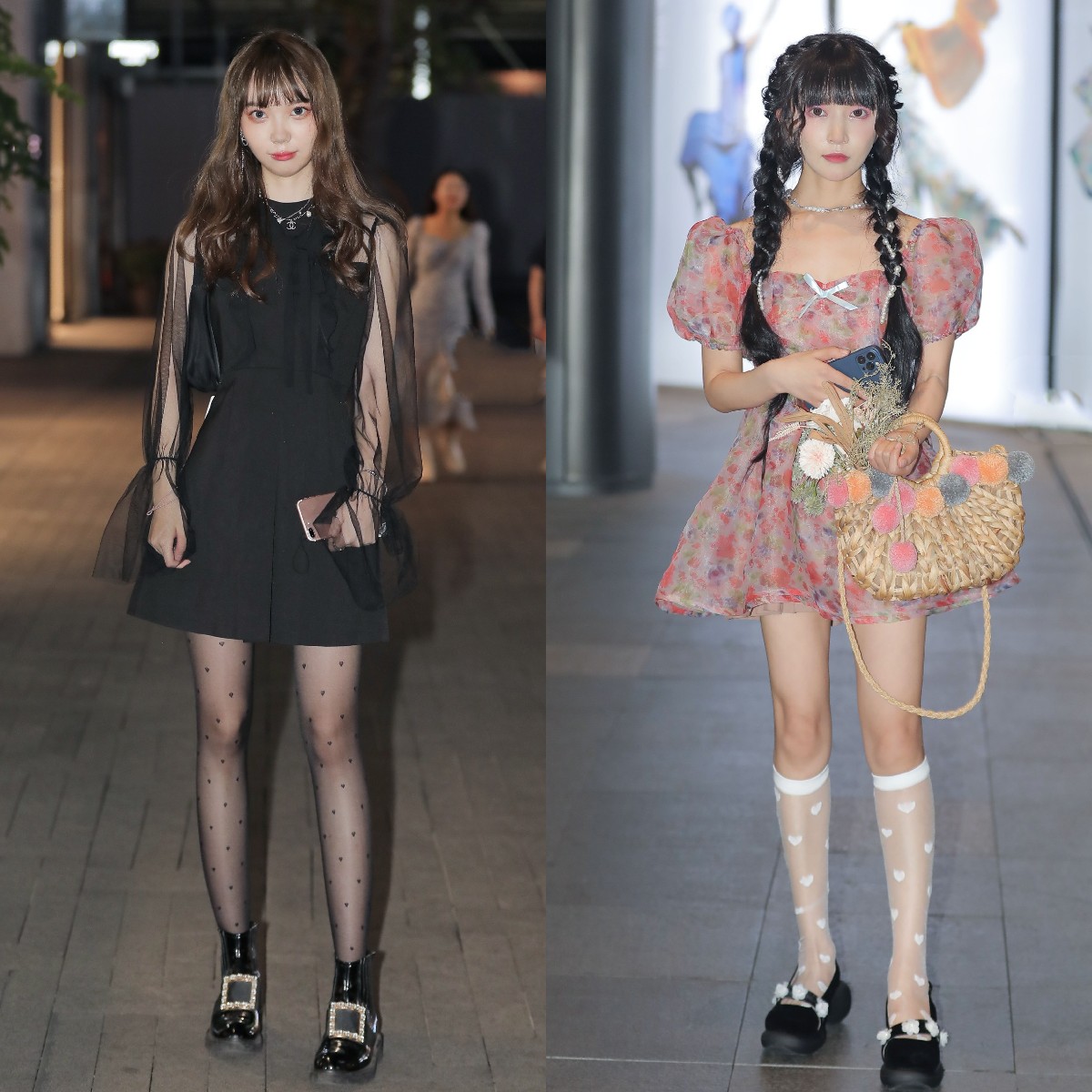 白丝小腿袜穿搭高级感,长腿袜怎么穿才更漂亮呢