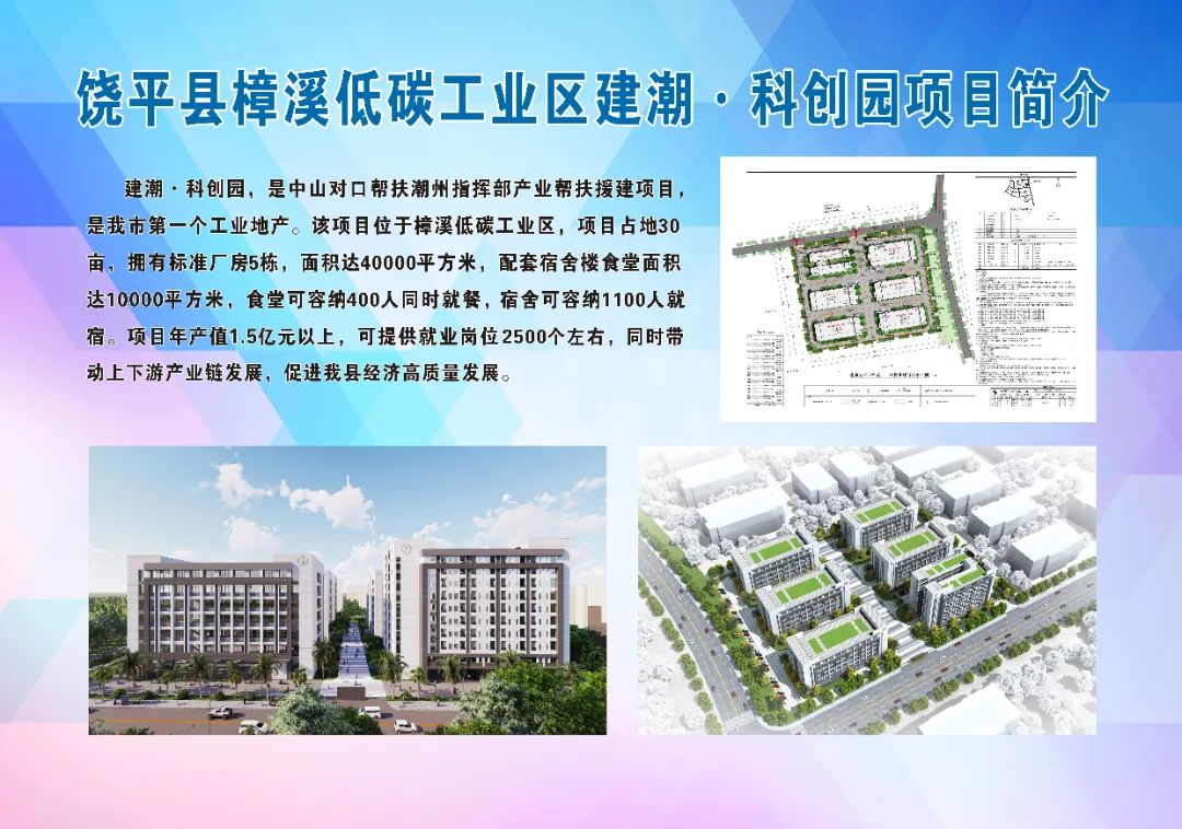 潮州最新招商项目,潮州市创业园基地