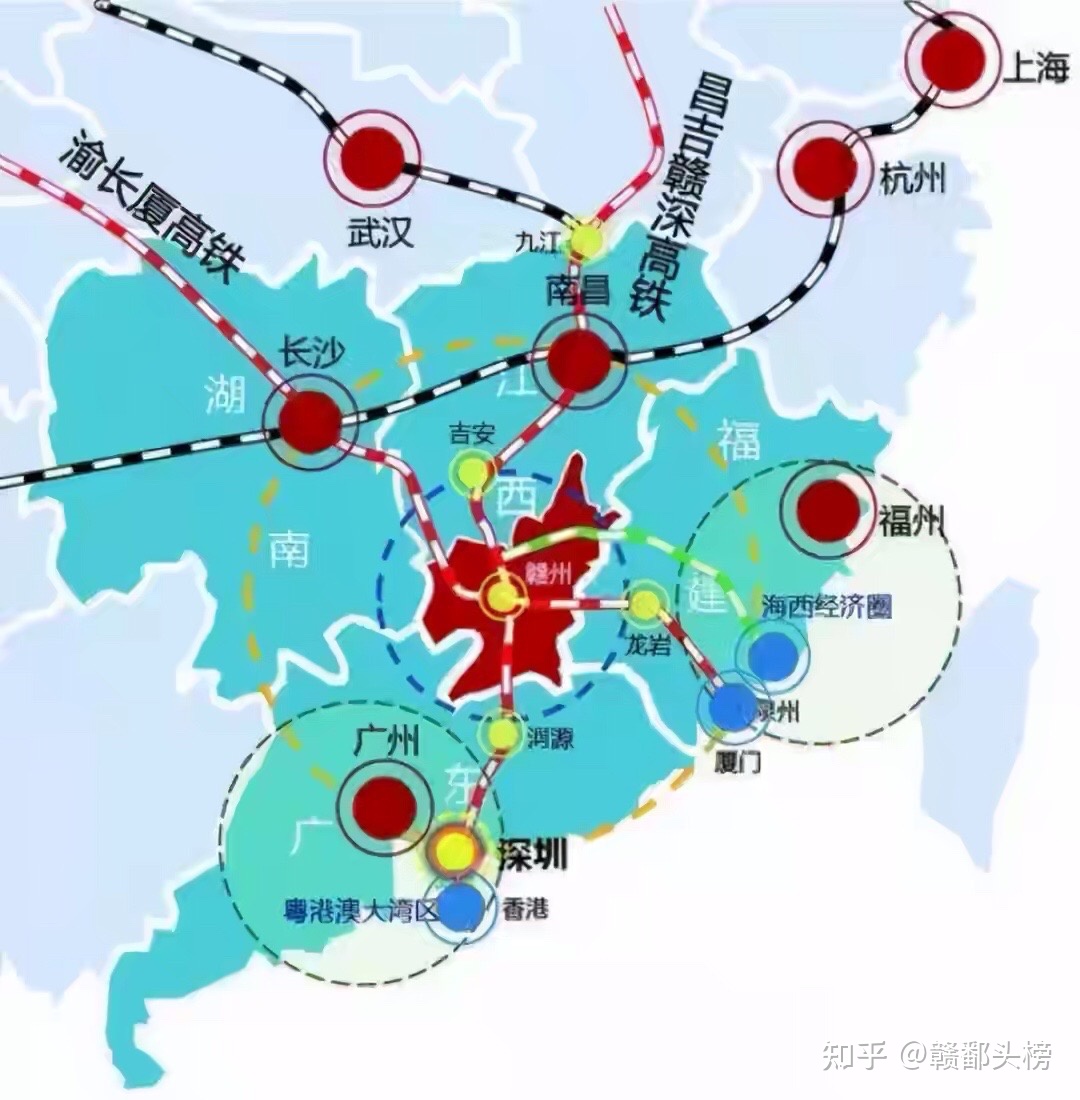 赣州市目标超大城市,赣州发展势头非常迅猛