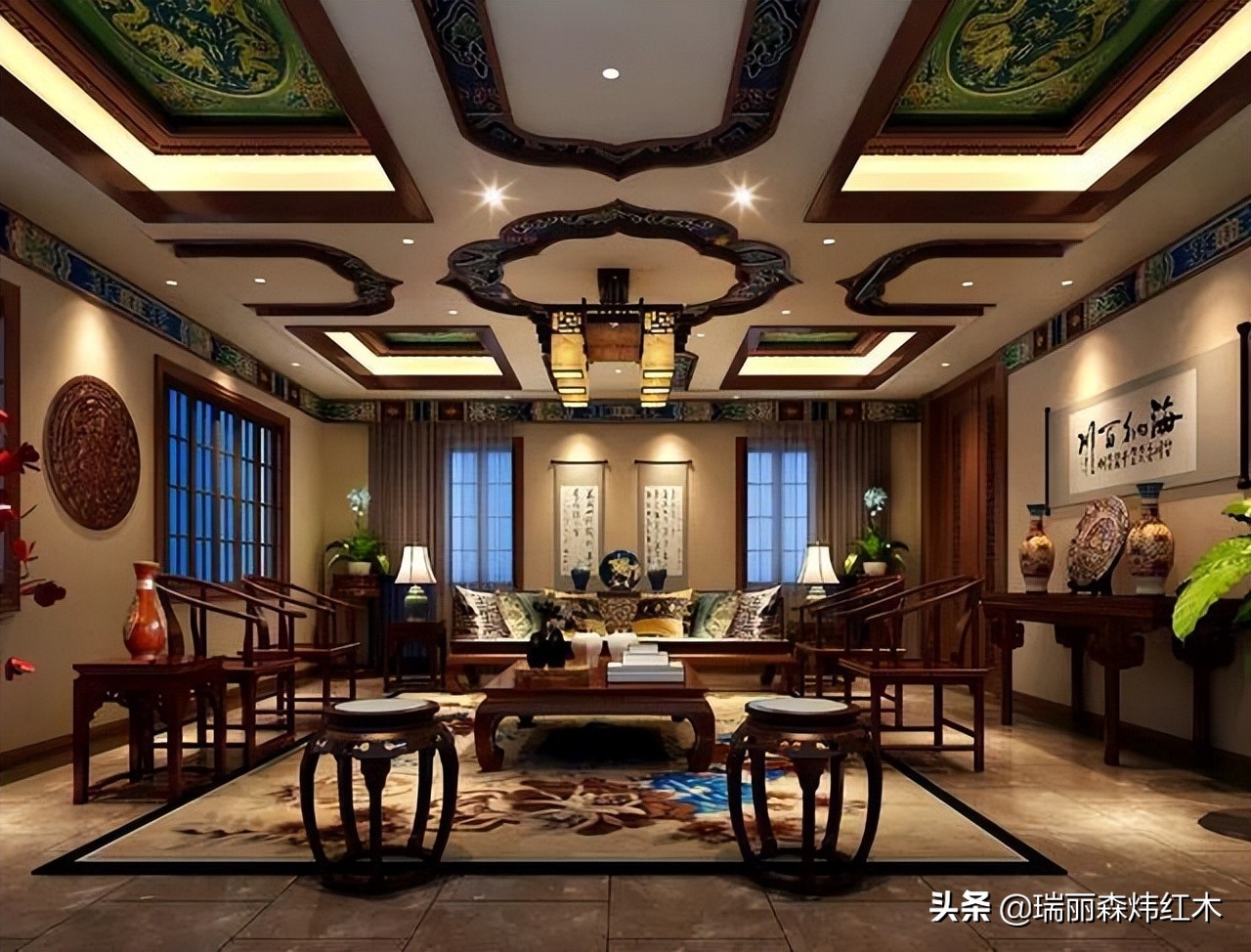 红木适合小户型,小户型红木搭配