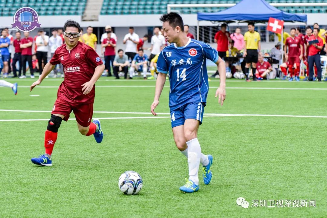 首届深港口岸足球友谊赛深圳开赛,粤港澳大湾区三地青年足球交流赛