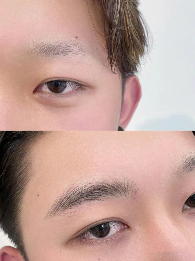 男士画眉定点,男士新手怎么画眉才自然