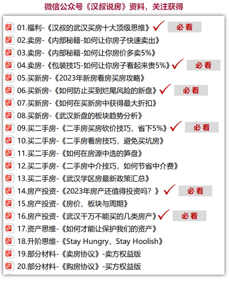 武汉刚需买房哪些区域更适合入手,武汉刚需新房与二手房怎么选择
