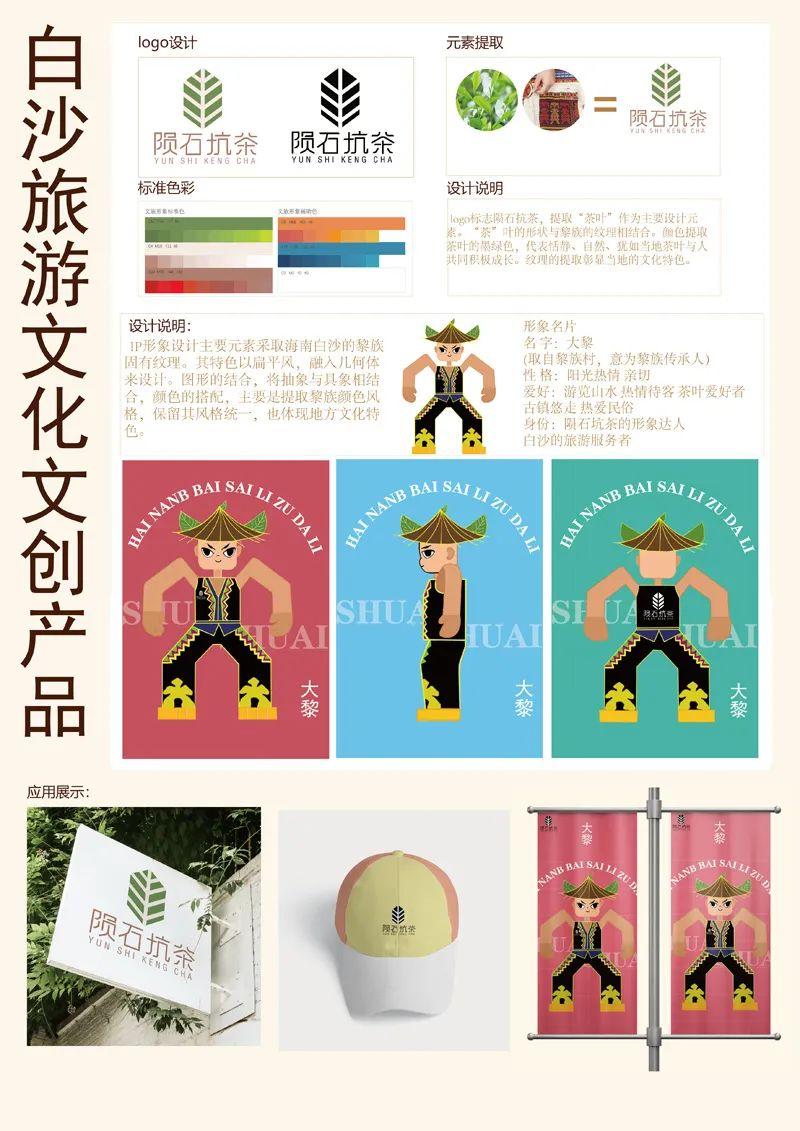 山水黎乡·绿韵白沙2022海南白沙黎族自治县文创设计大赛获奖作品公示