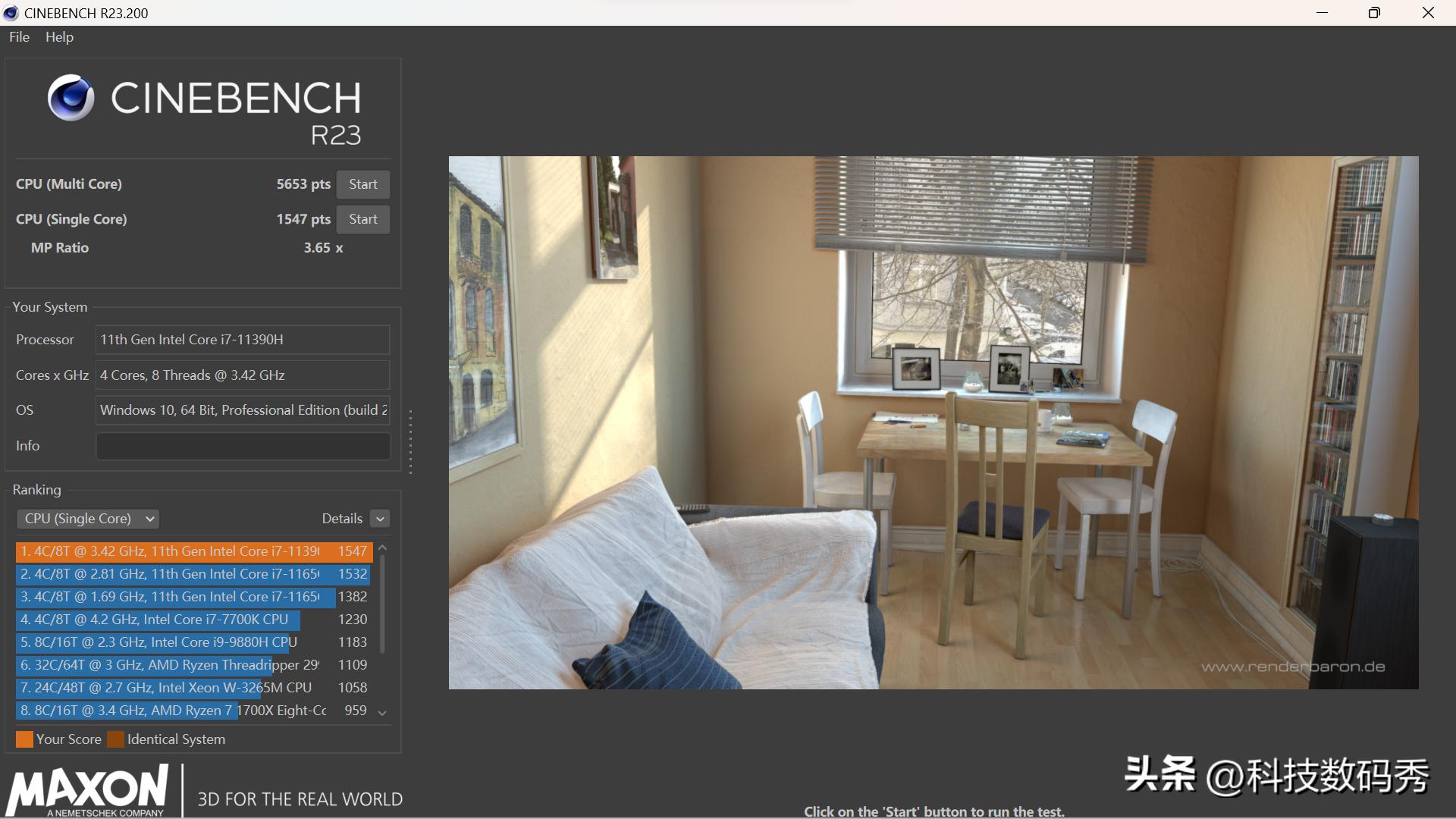 烤机温度只有66℃，积核GEEKOMMiniIT11i7-11390H迷你主机测评