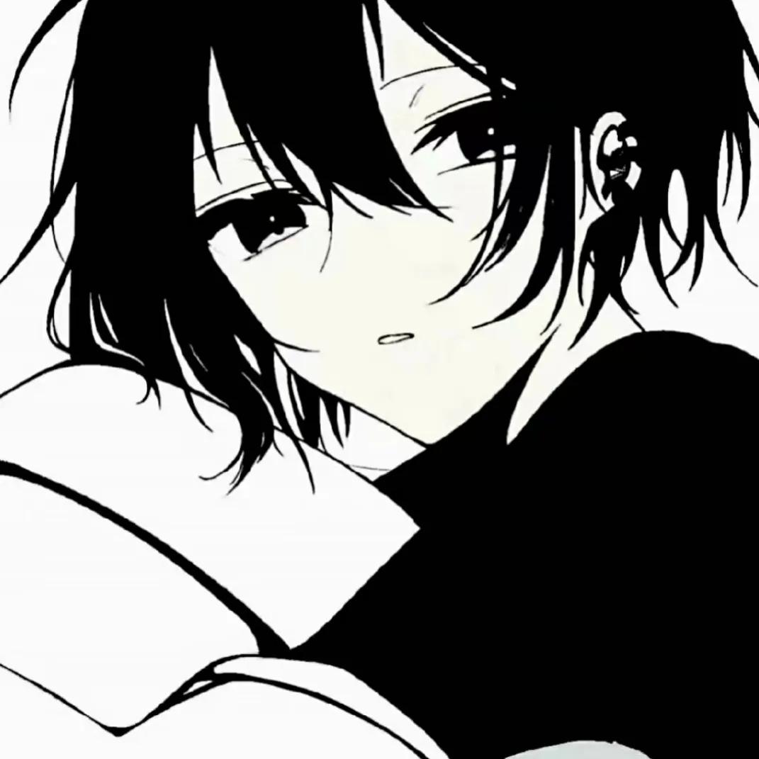 动漫部位男头黑白高冷,看一眼就被惊艳的动漫男头