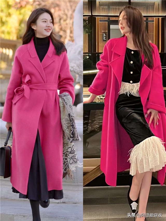 红色大衣怎么穿好看又显年轻,27岁穿红色大衣怎么穿才洋气