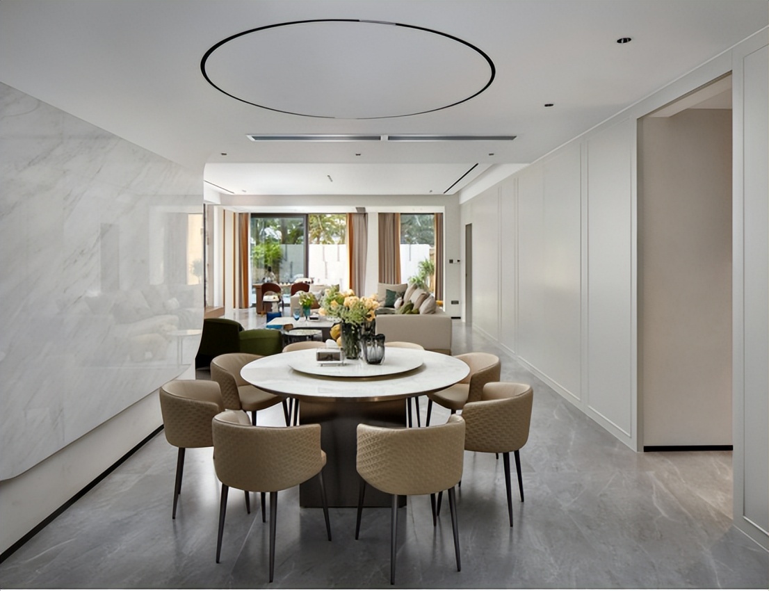 现代简奢空间设计图,245大平层轻奢装修风格