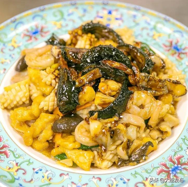 大连海味全家福制作,大连老菜溜三样