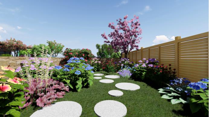 青岛花园别墅设计简单大气,青岛别墅庭院设计装修方案