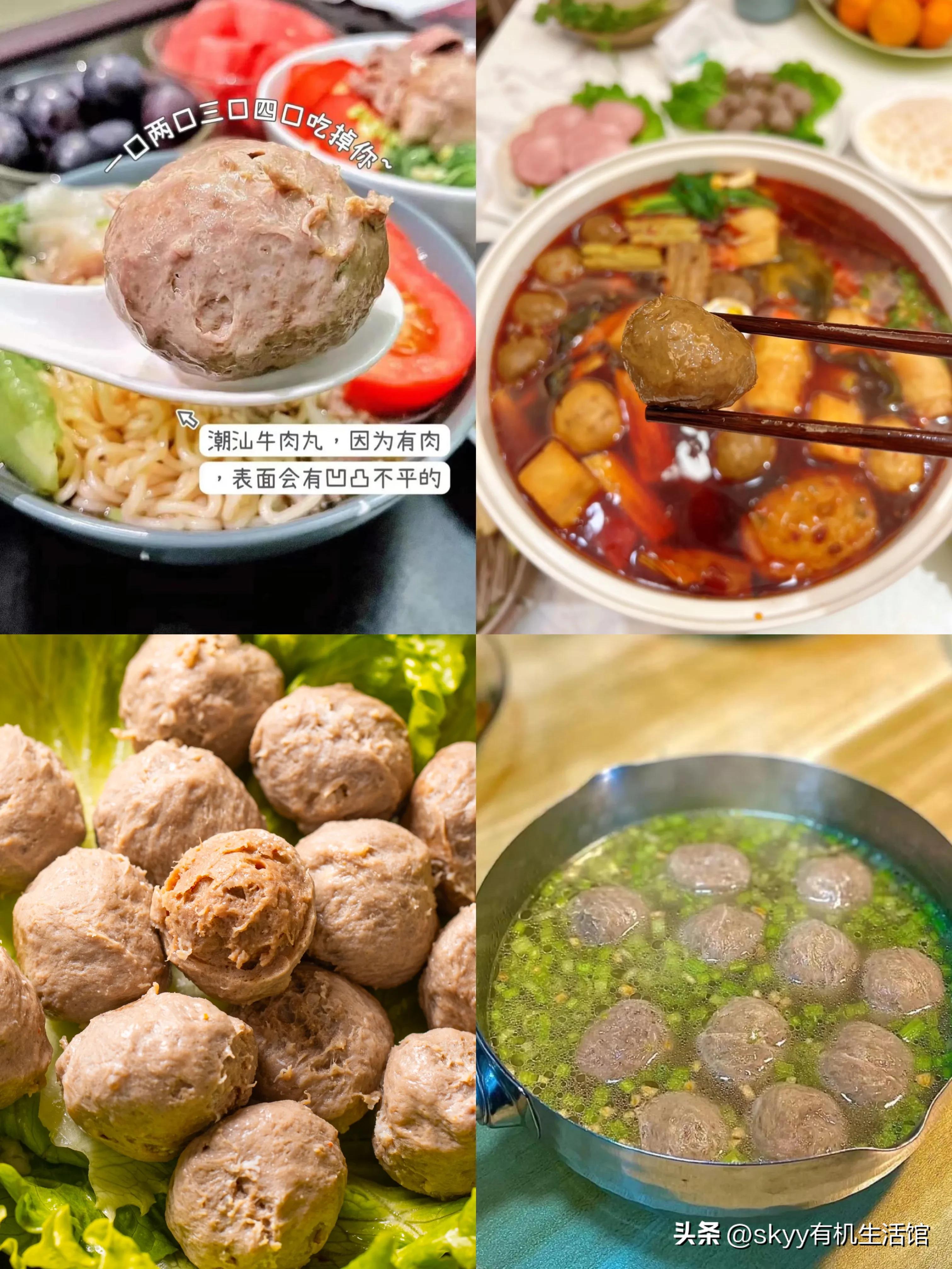 潮汕牛肉丸做法大全家常菜,潮汕正宗牛肉丸好吃不腻