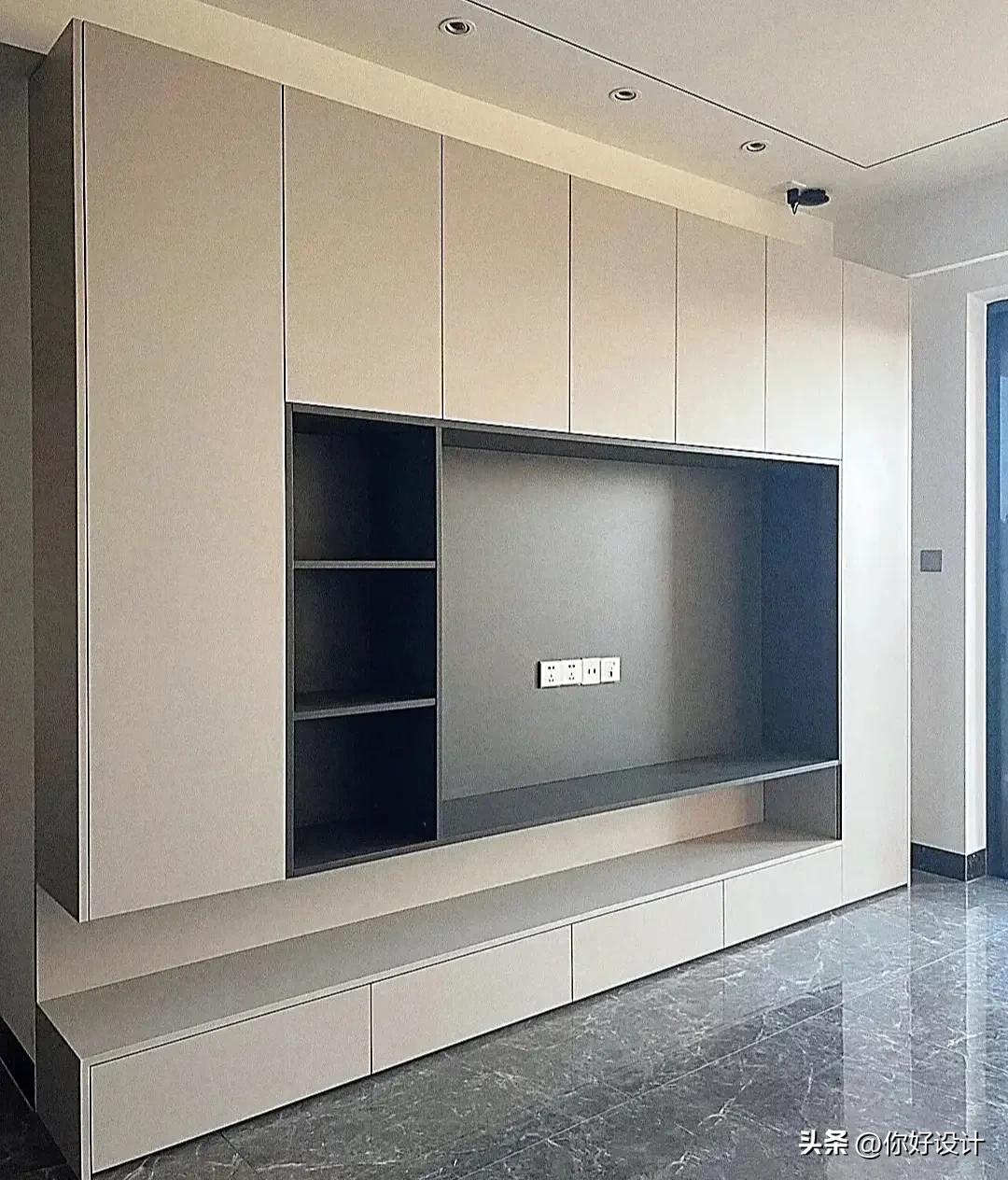 二十款电视背景墙,二十款电视背景墙隐形门