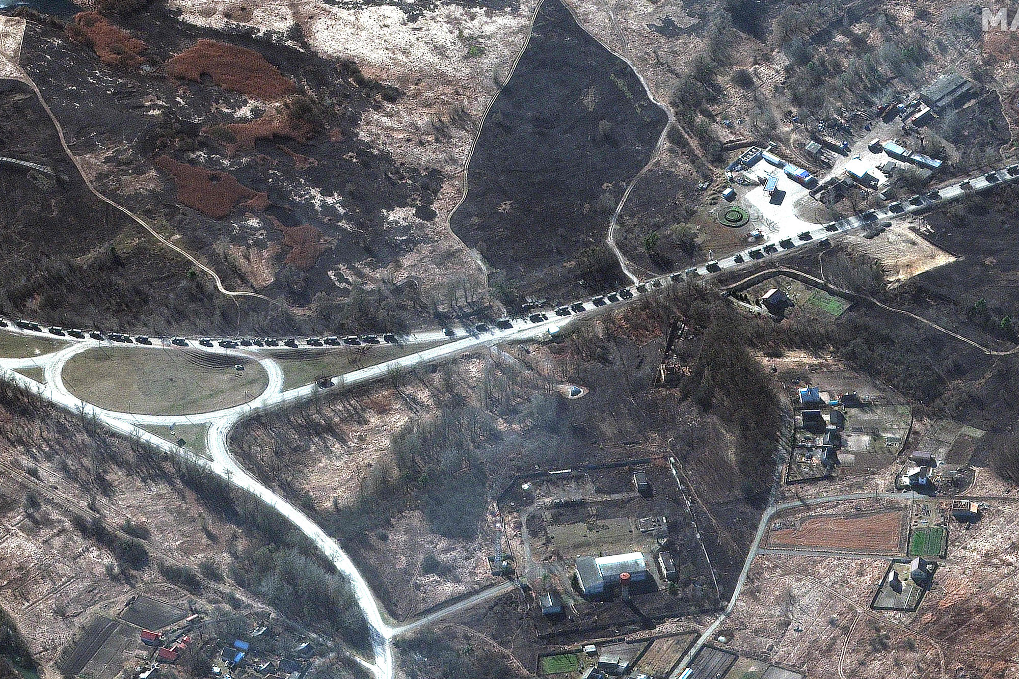 俄乌战区卫星照对比,中国卫星拍摄俄乌战区现场