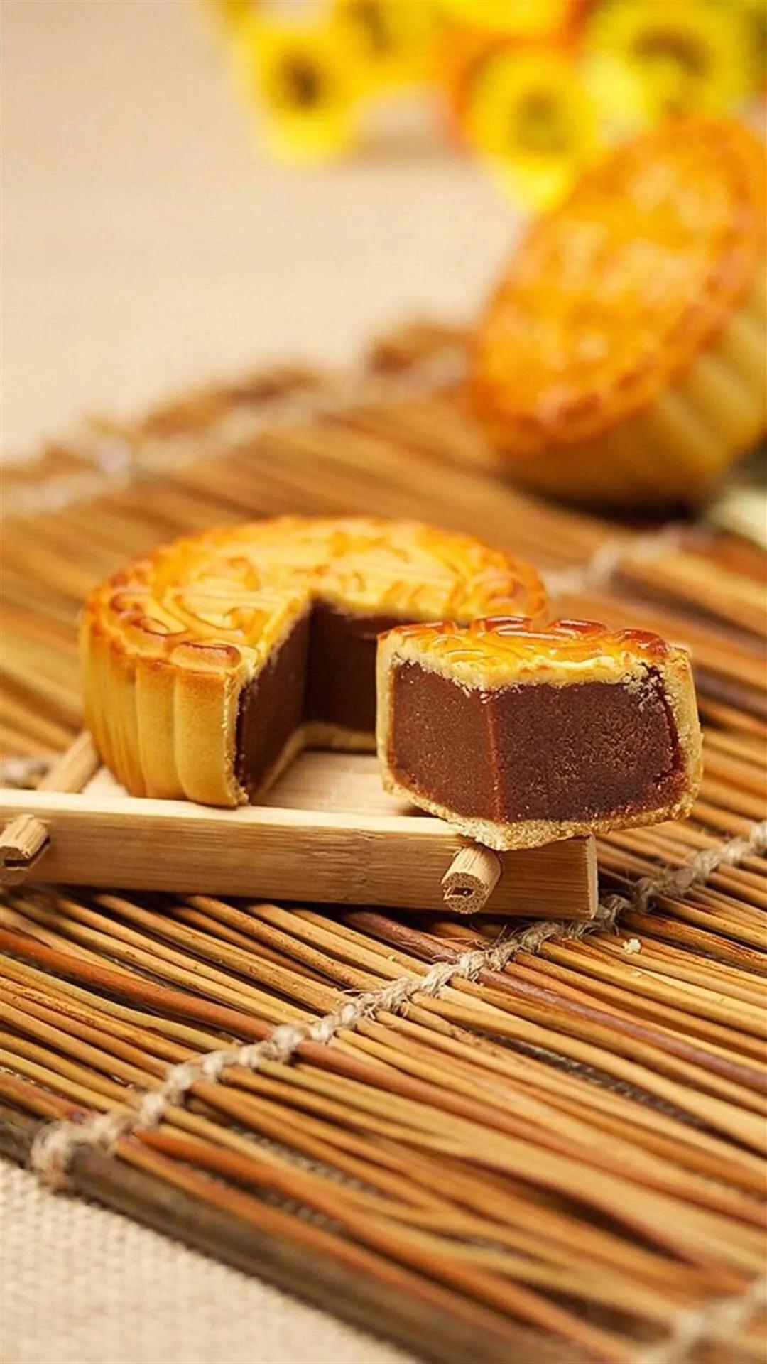 香香甜甜的月饼,中秋月饼壁纸
