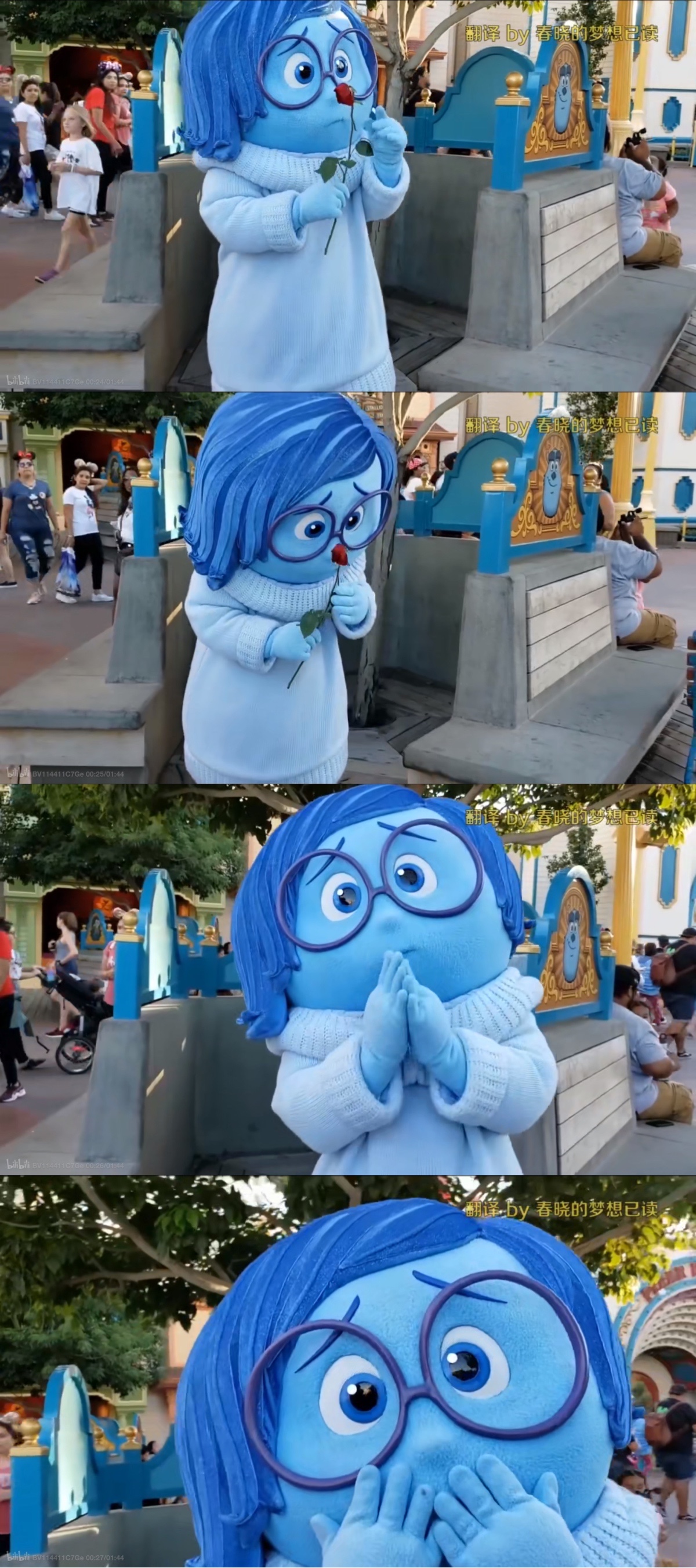 又丧又真诚？迪士尼形象忧忧被迫营业惹人怜，打工人狠狠共情