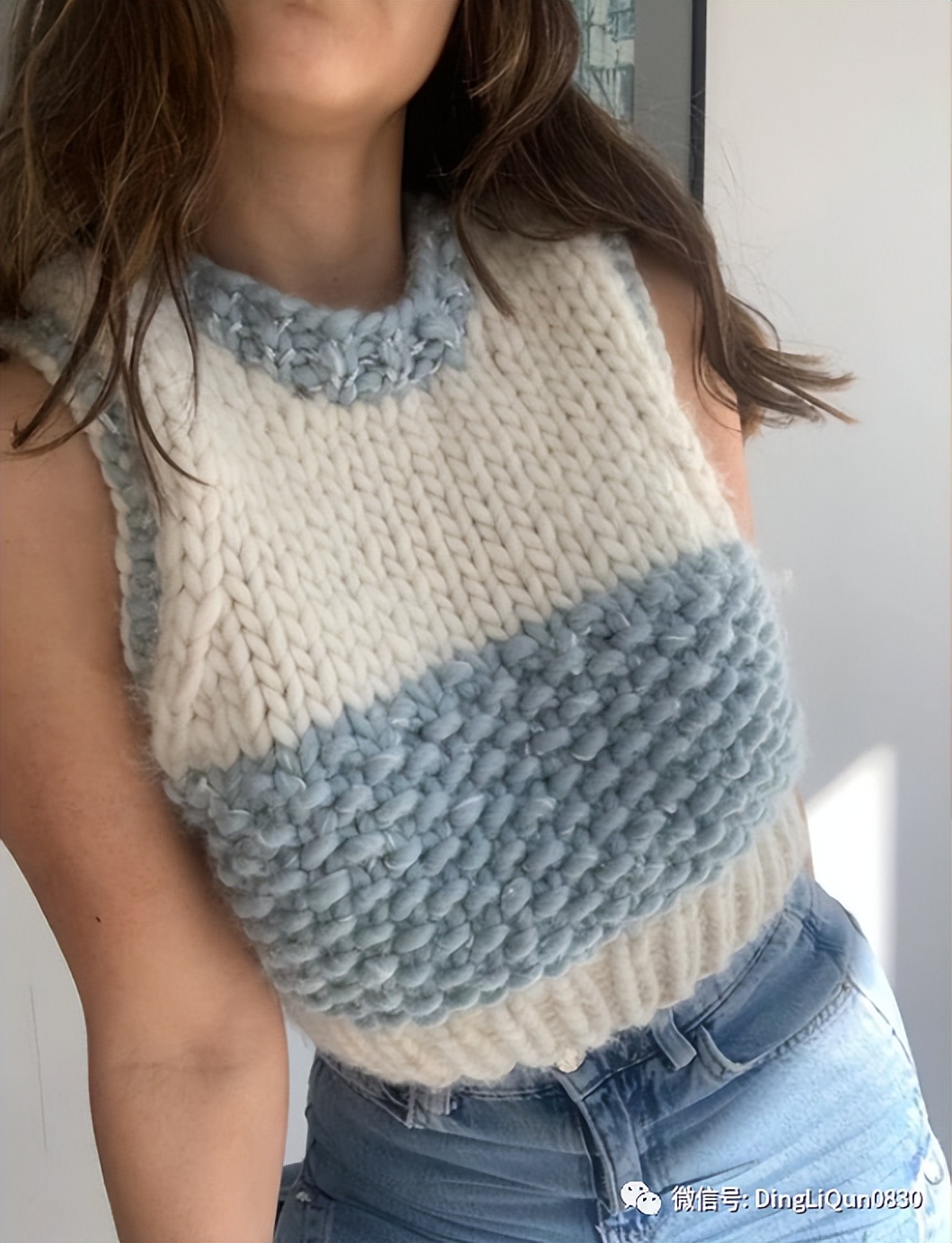 针织背心图片大全女款,针织背心图案大全