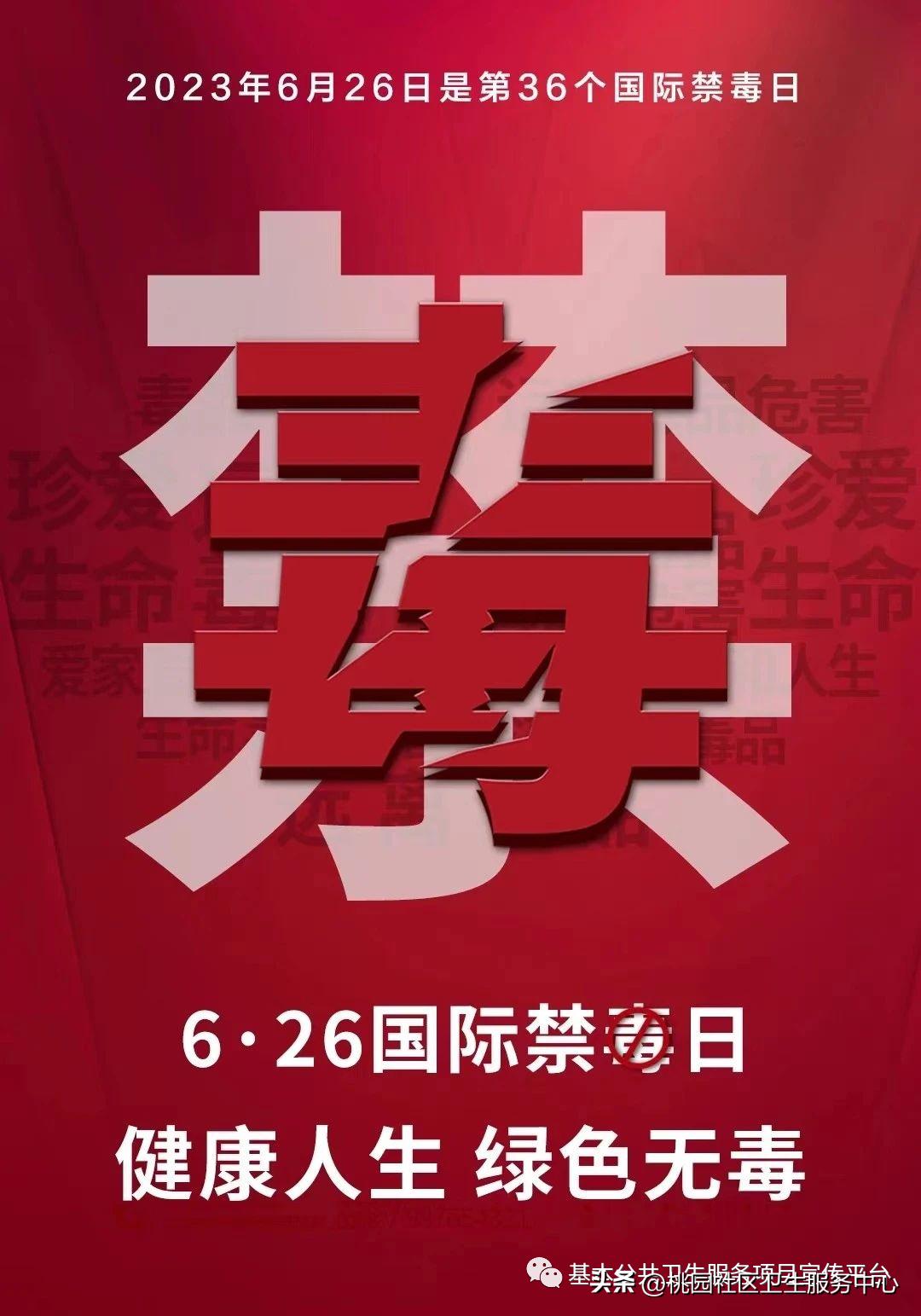 2022年国际禁毒日的禁毒宣传主题,2023年国际禁毒日创意设计形象墙