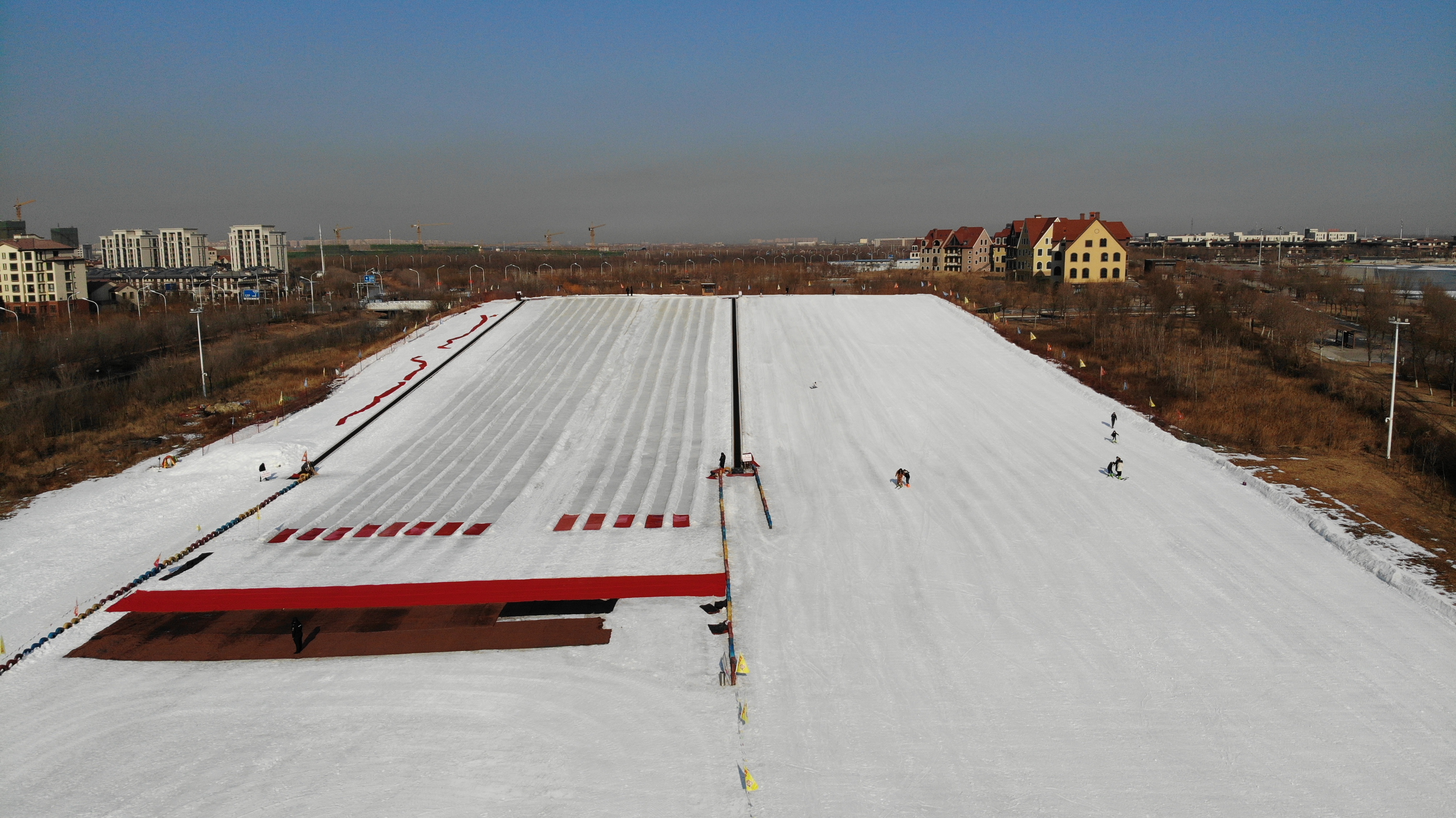 南湖公园武清区游玩,武清南湖公园四月初景色