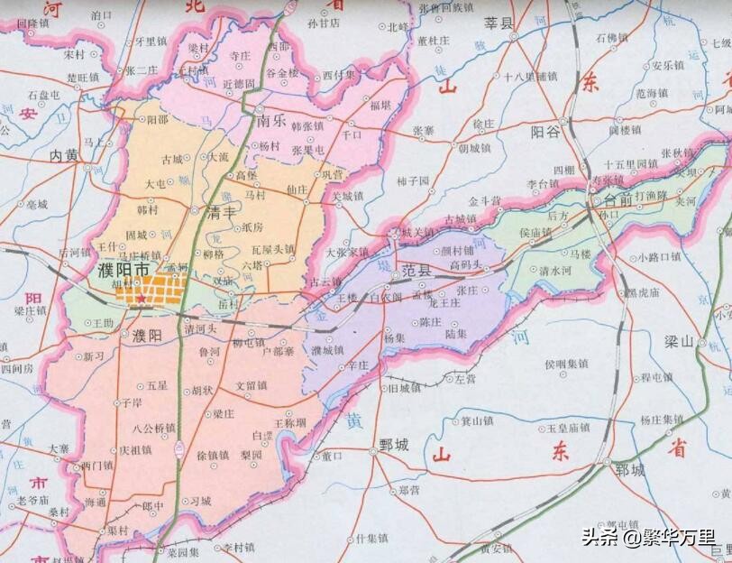 濮阳市为什么号称五县四区,河南省濮阳市几个县区