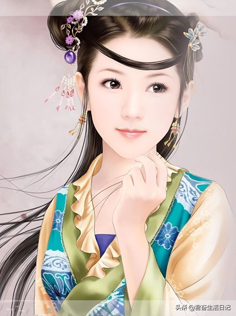 中国最美古风女人图片,最美中国风女人画