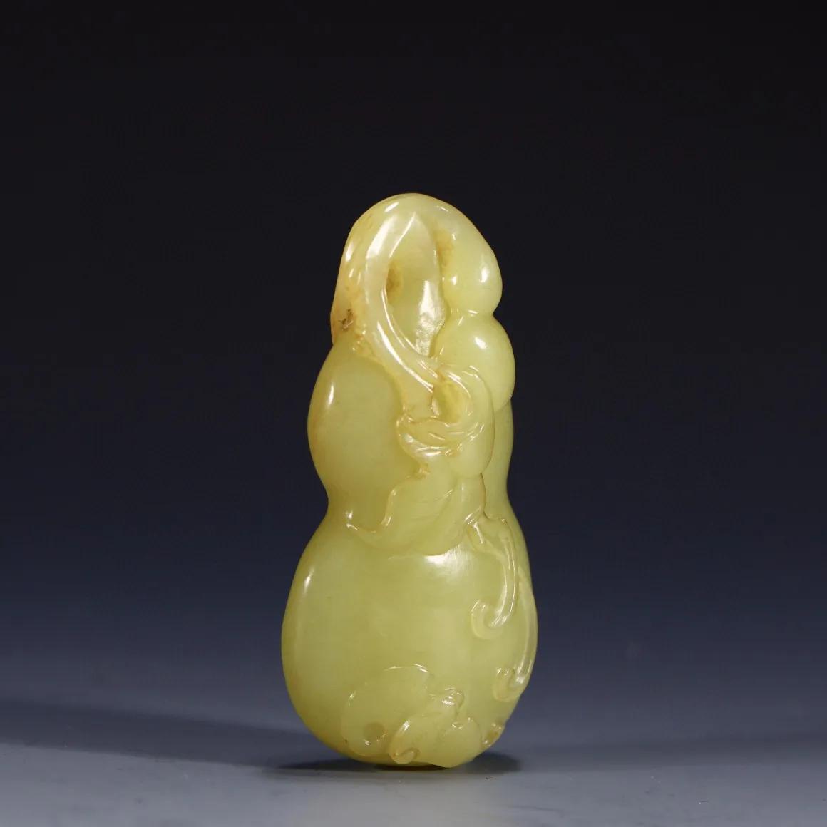 和田玉葫芦手把件图片及价格,黄玉葫芦摆件什么材料