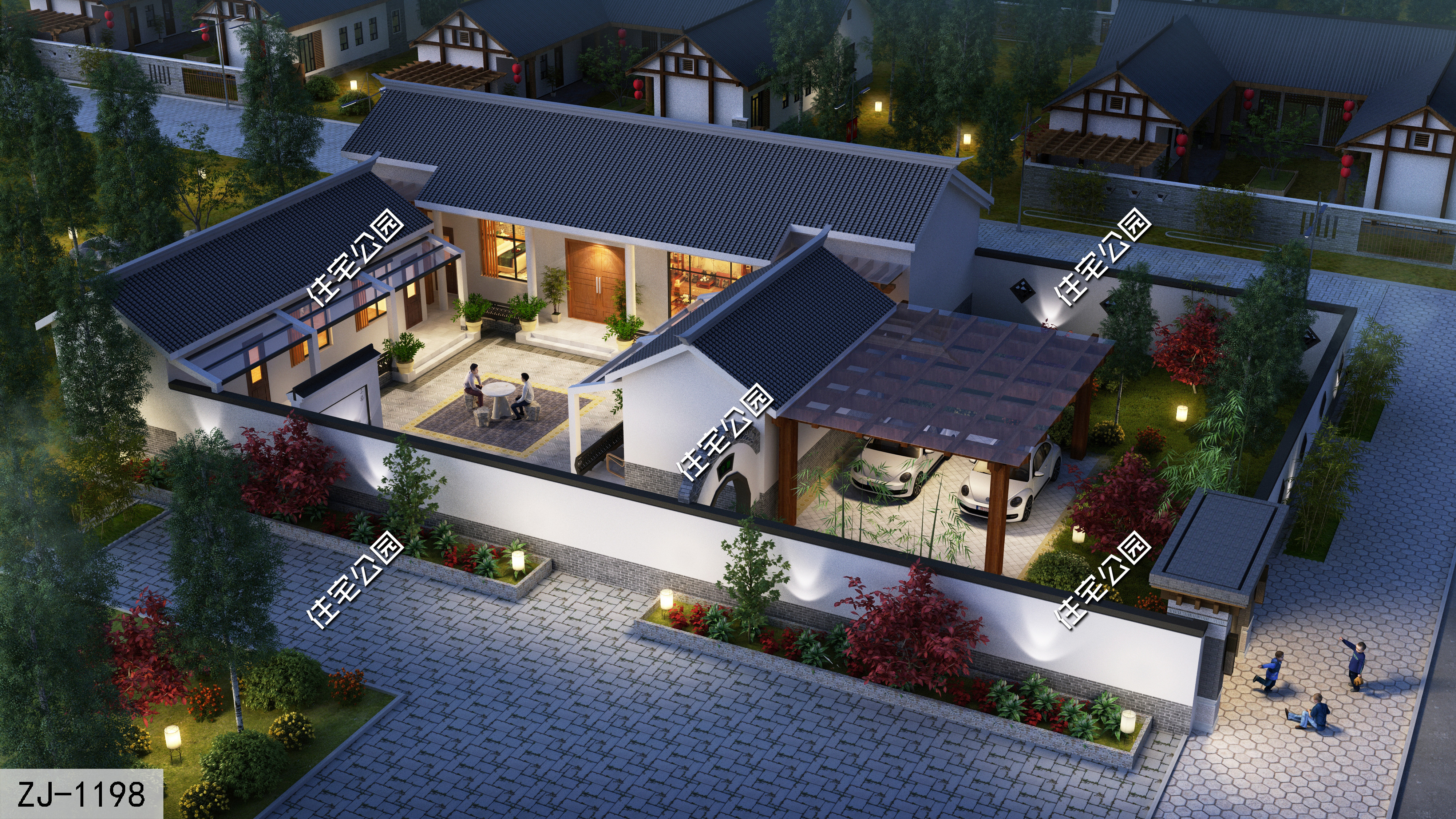 最实用100平农村别墅自建房,当下最流行的农村一层别墅