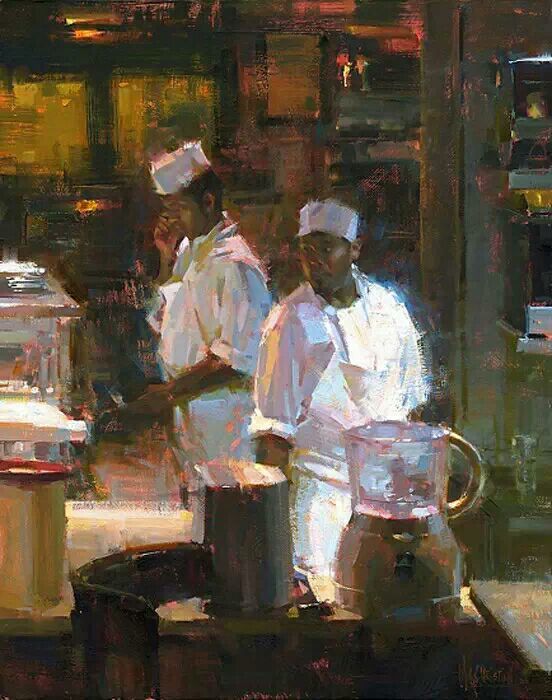 美国画家delbertgish油画作品欣赏,美国现代印象派女画家