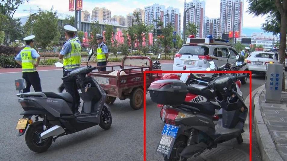 交警查扣摩托车在哪个位置,交警入户查扣电动车