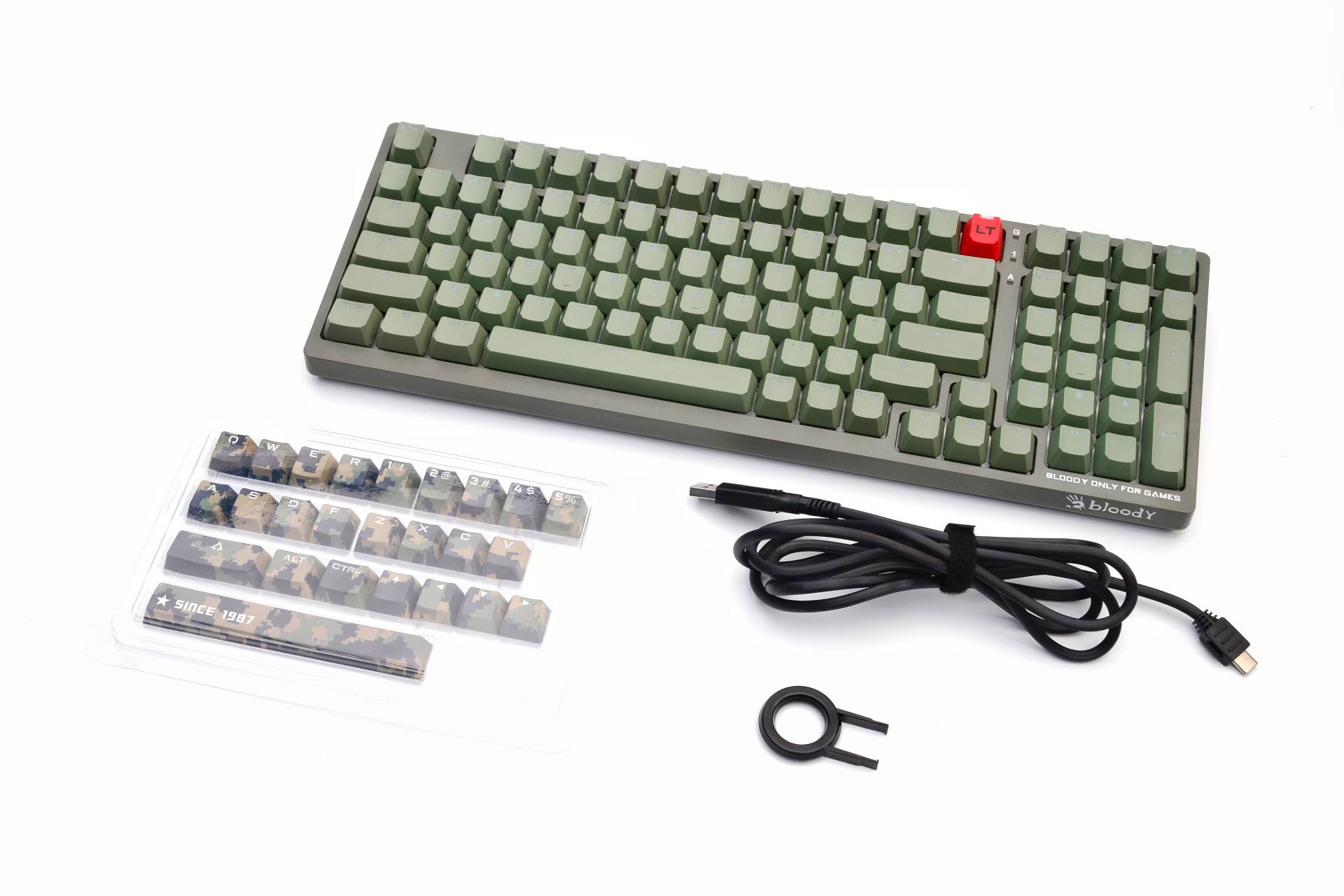 自由三倍速！开箱双飞燕血手幽灵3玩家3变速光轴机械键盘T98