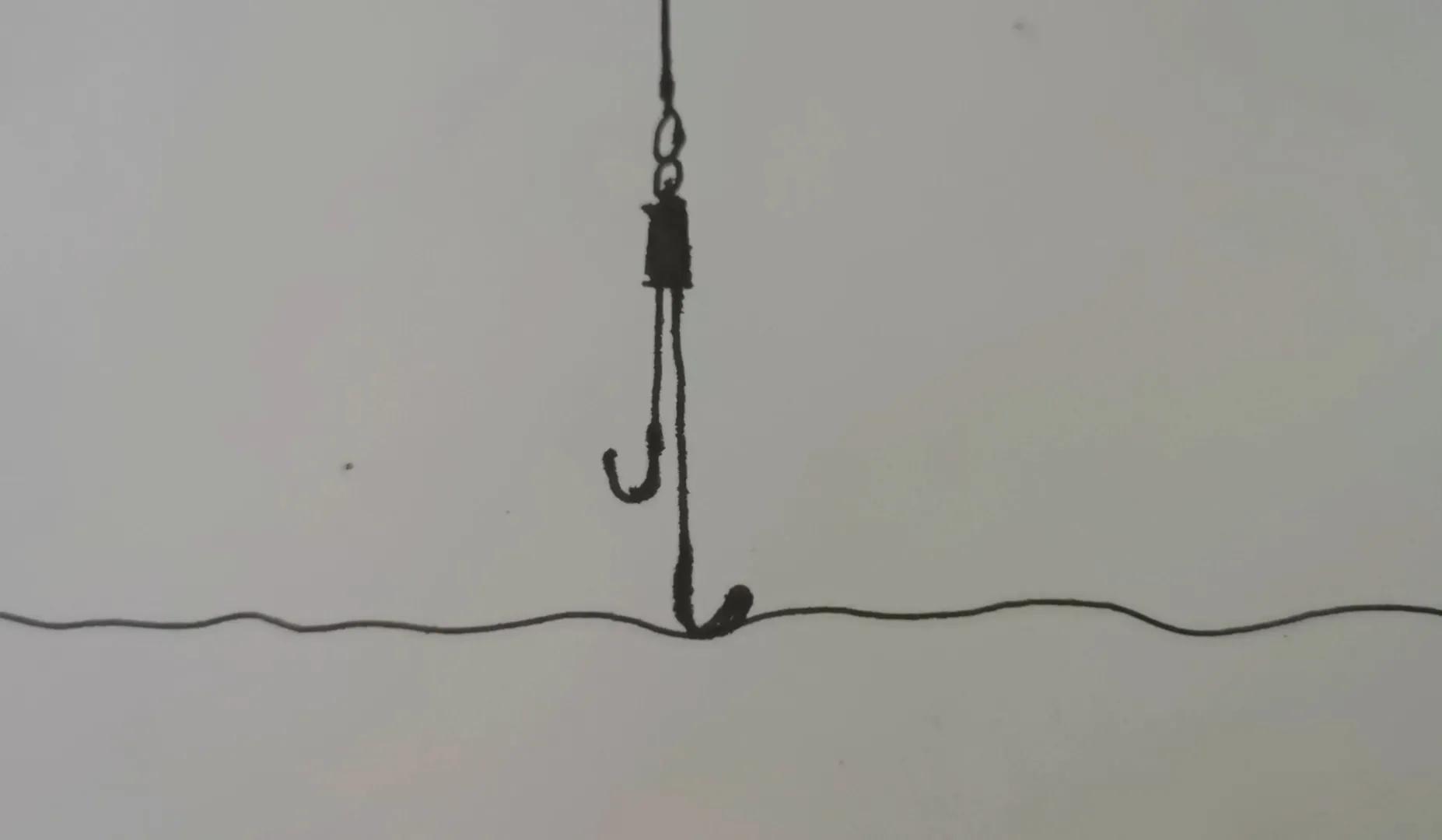 鲫鱼调漂如何确定双钩在水底状态,调三钓二双钩在水底是什么状态