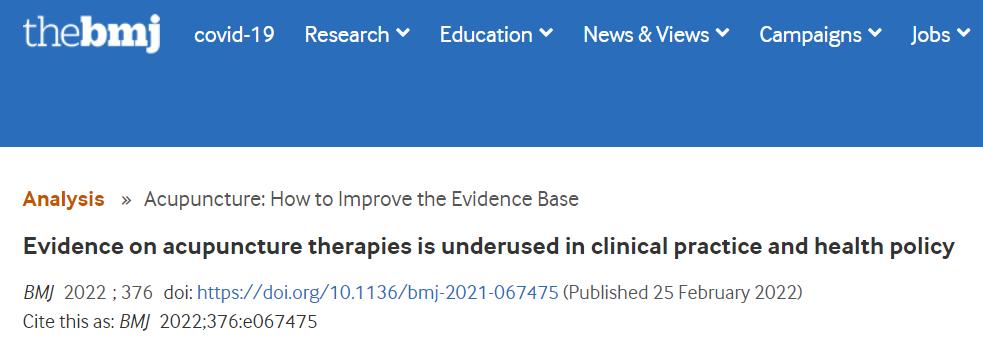 针灸被科学证实,针灸治疗是缓解还是能彻底治愈