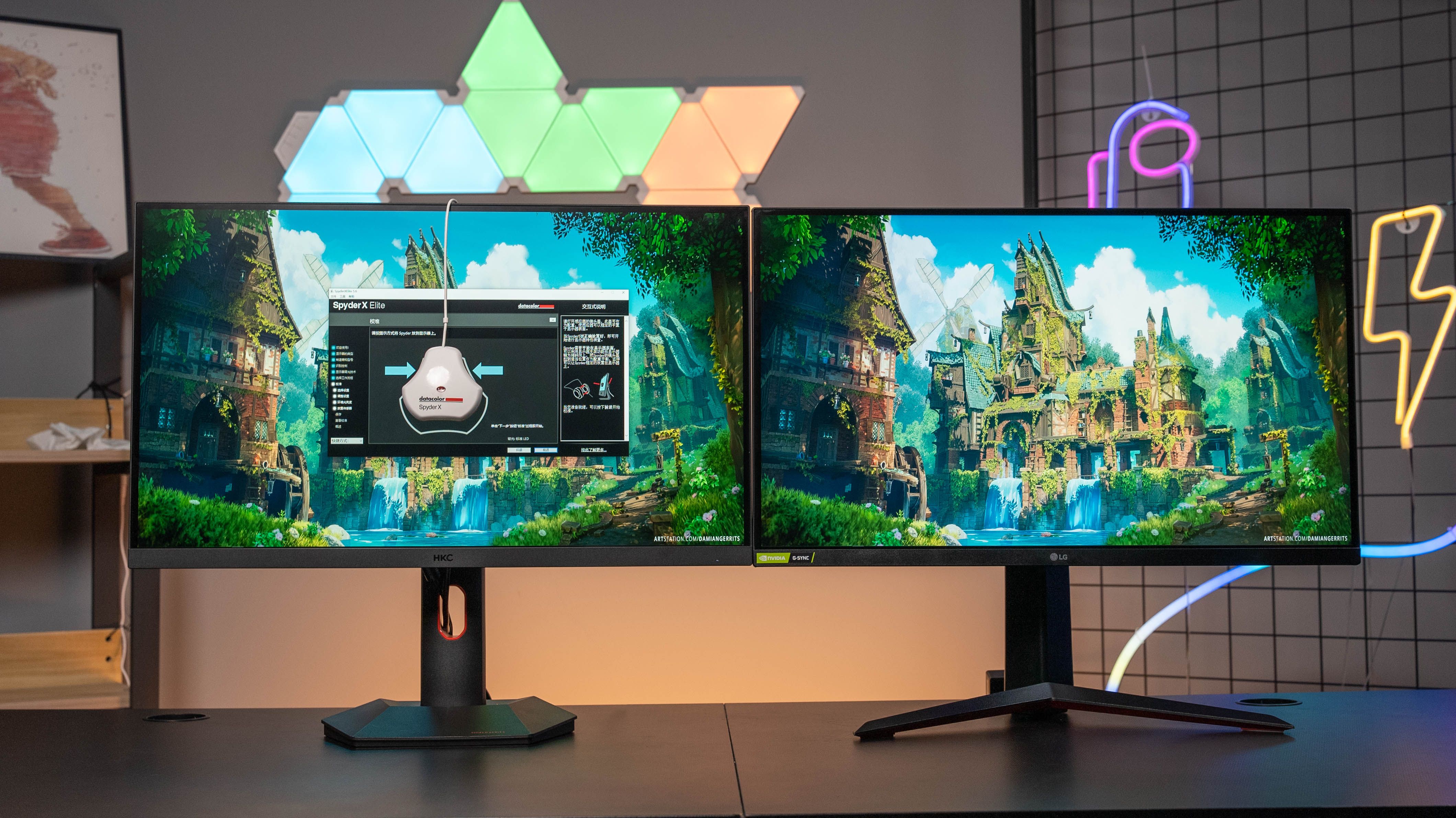 hkcig27q和sg27显示器测评,27gp850-b和q27g3z显示器对比