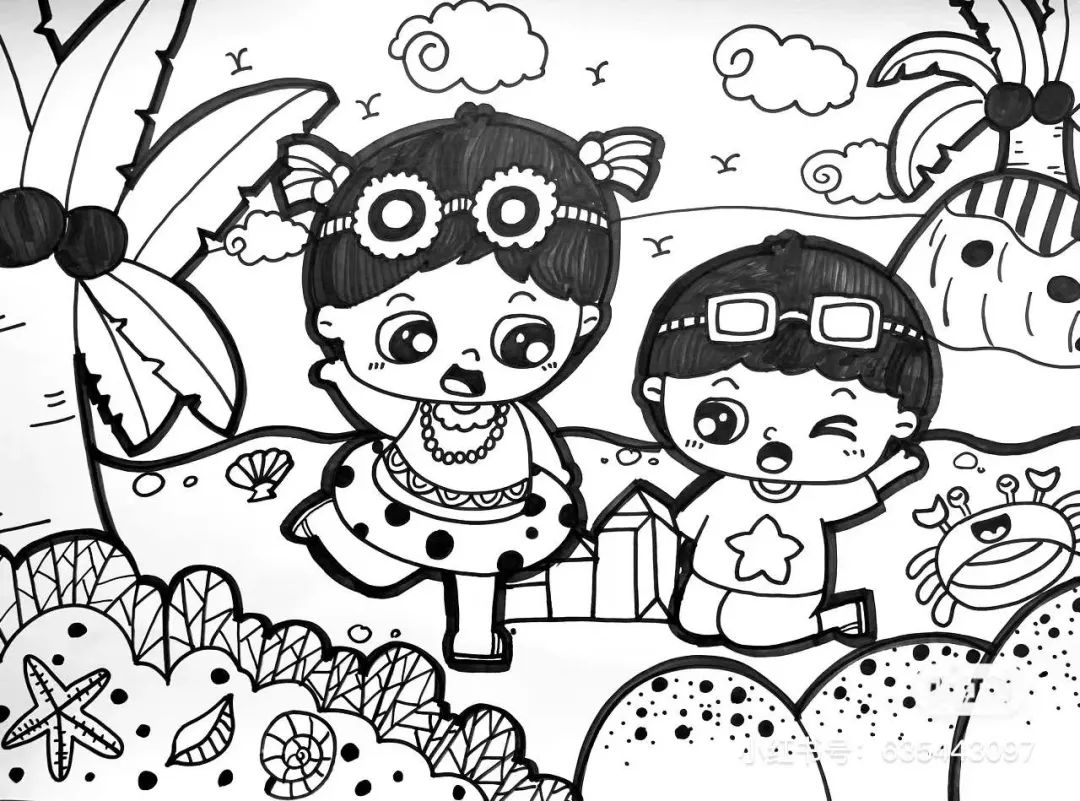 50张设计感十足的创意线描，随手画就能创造美，零基础也可以画