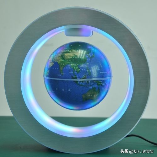 磁悬浮地球仪灯超大号,发光磁悬浮地球仪180度