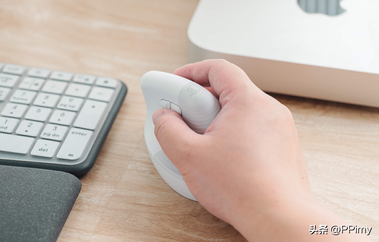 罗技lift垂直人体工程学鼠标测评,鼠标罗技办公无线