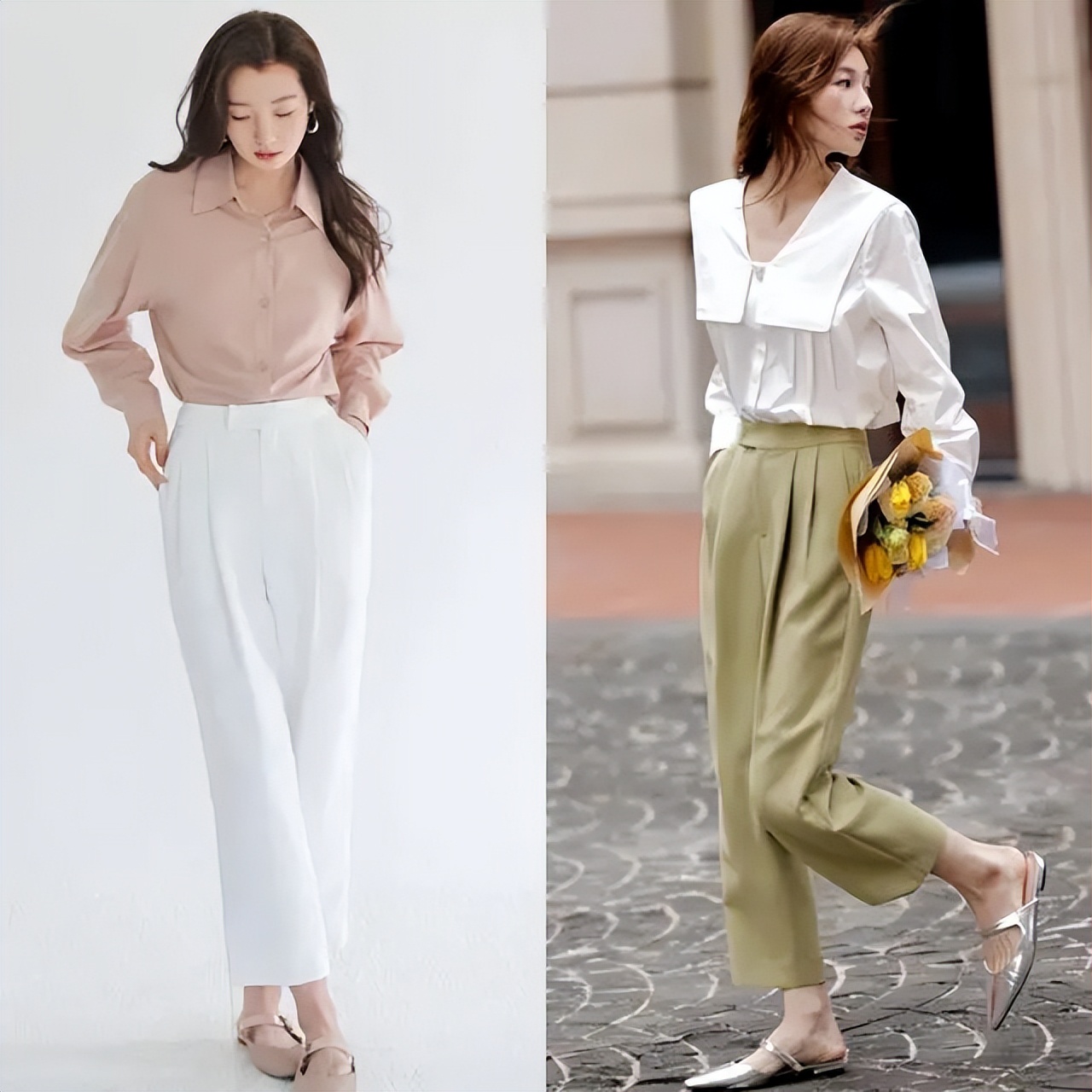 夏季牛仔裤雨天怎么穿好看,明线牛仔裤穿搭夏天