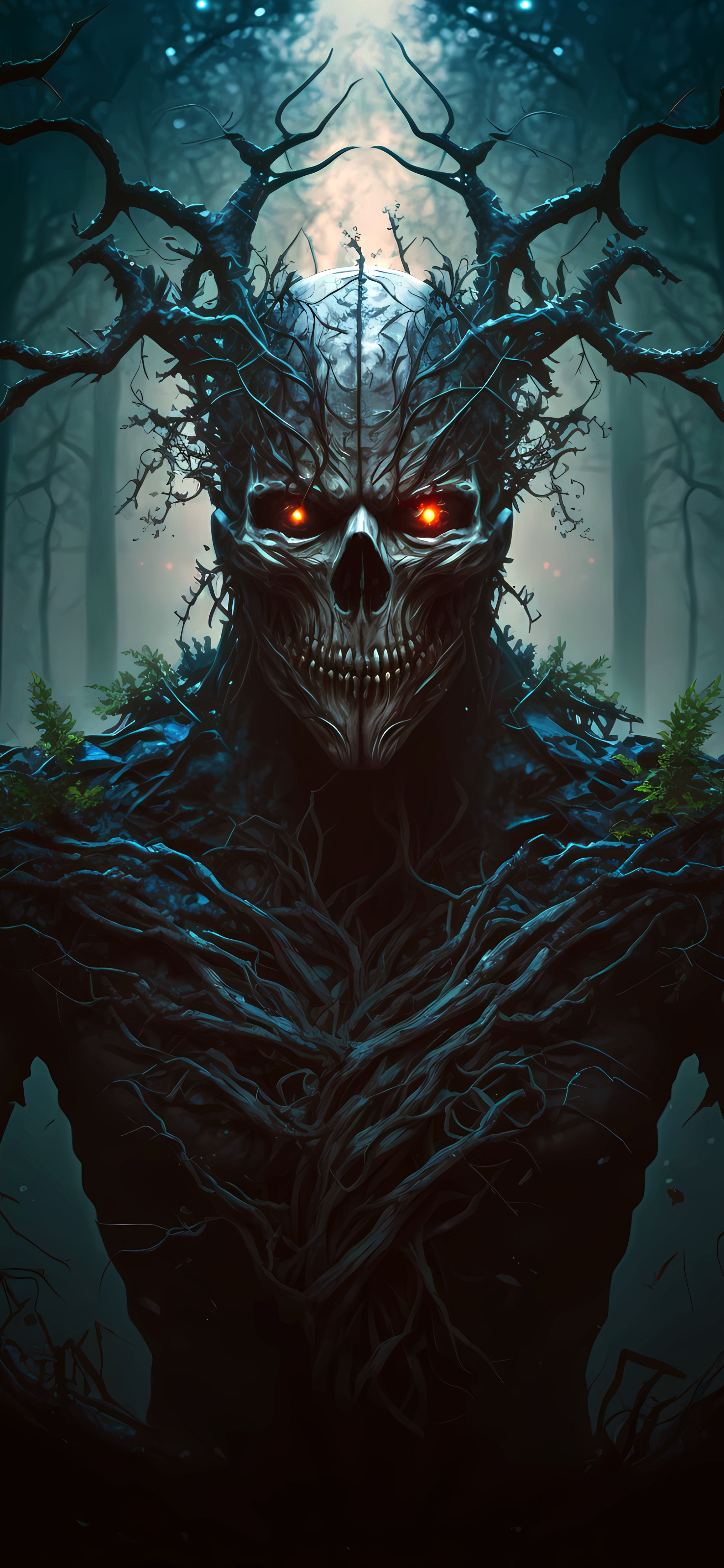 复古骷髅壁纸,骷髅头高清暗黑壁纸