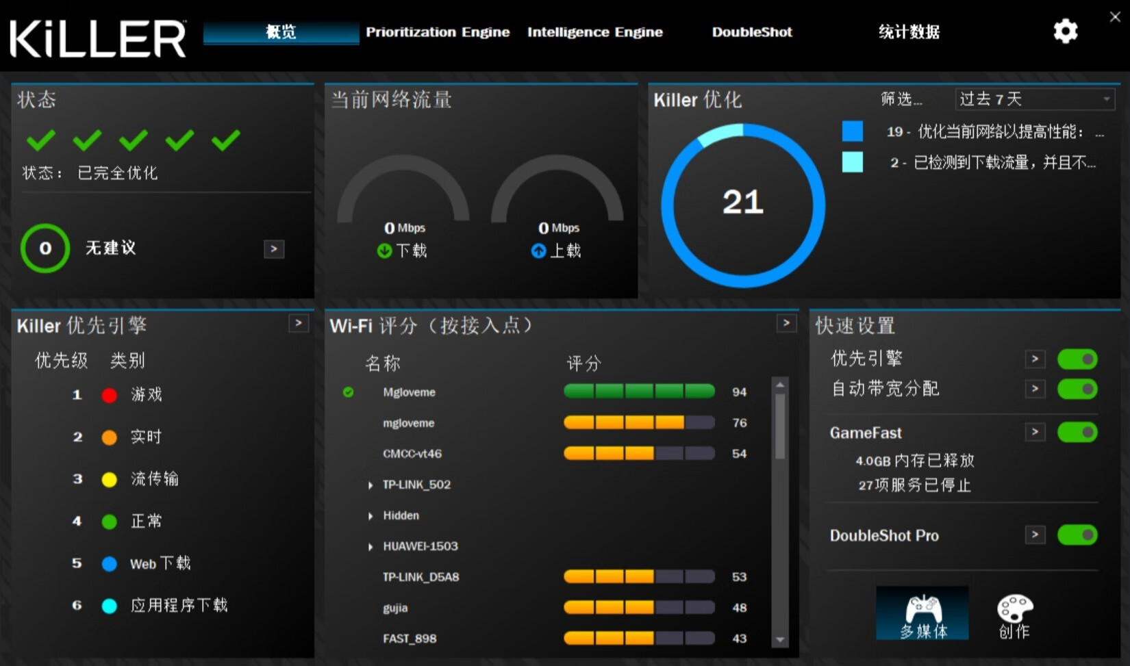 killer1675x无线网卡评测,killer1675网卡评测