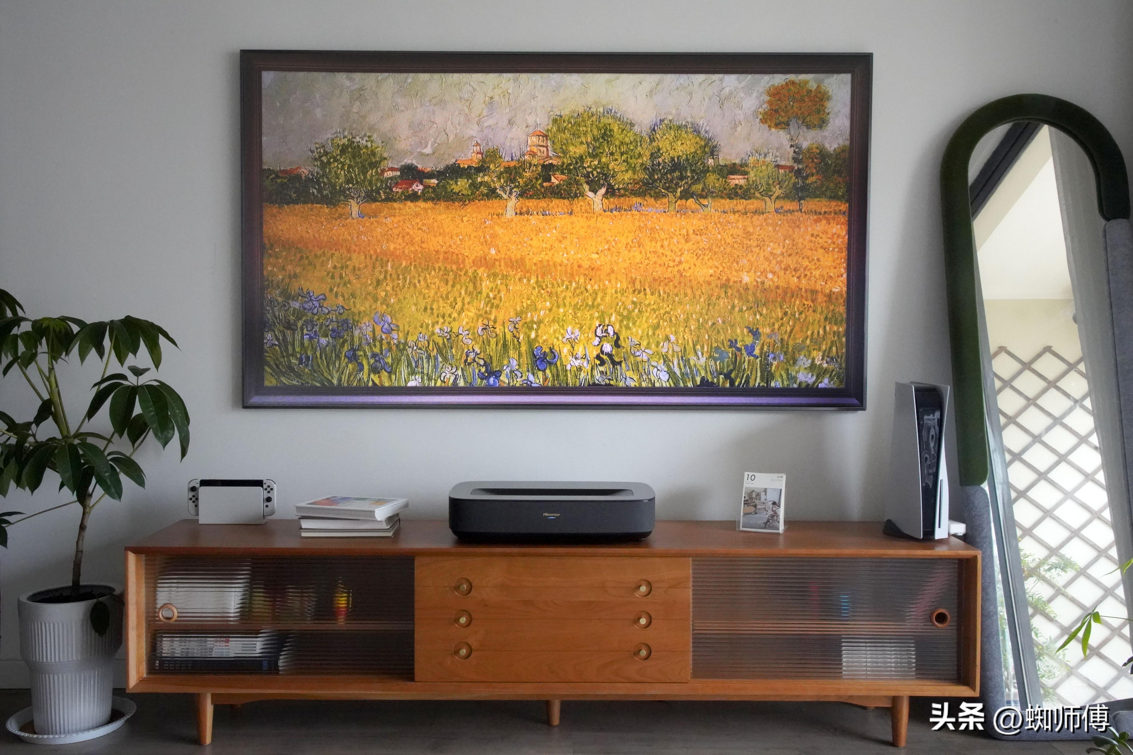 大屏幕护眼电视,海信激光电视80d9h80英寸测评