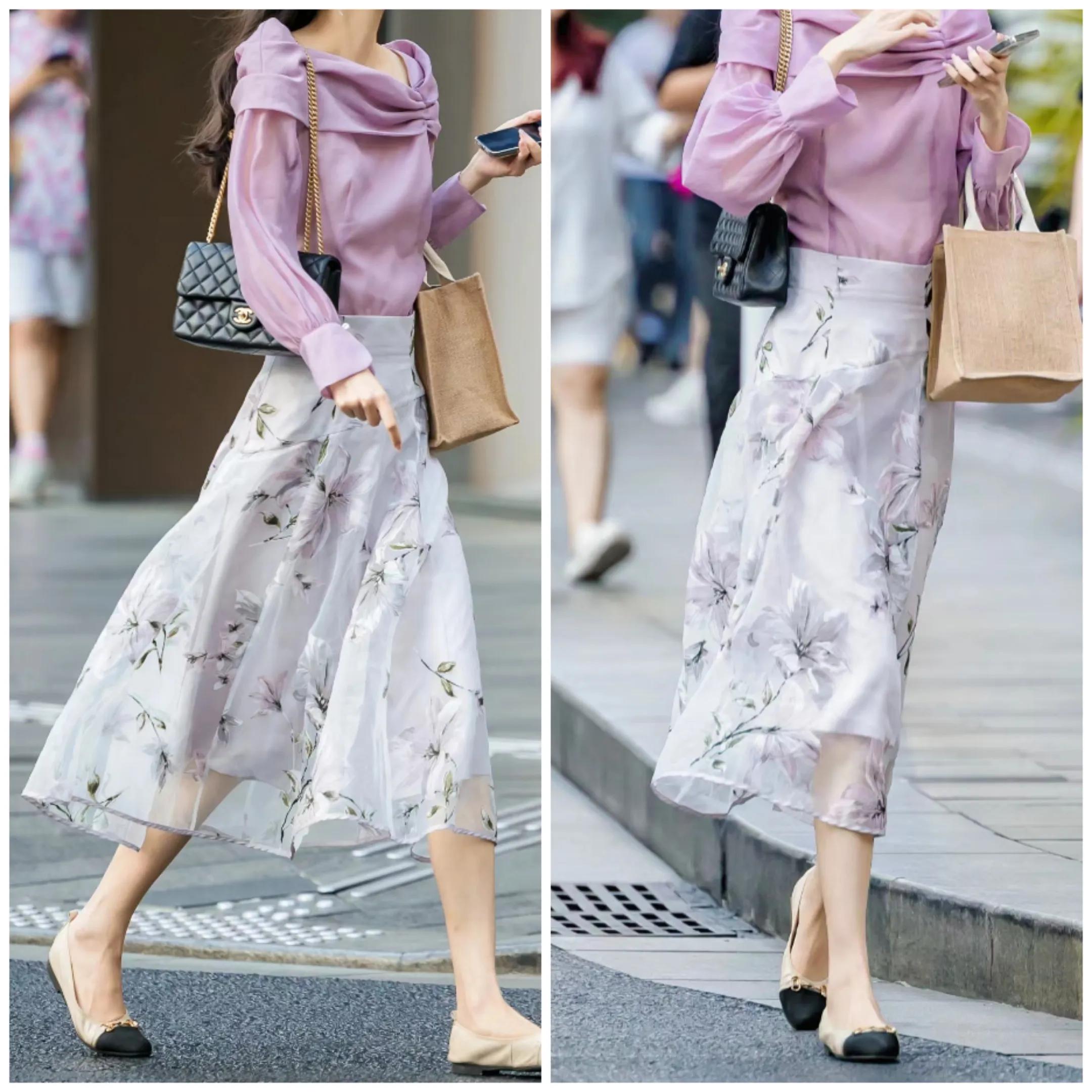 深圳市时尚街拍,穿衣风格干净有气质街拍