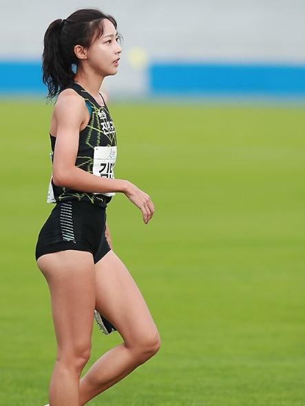 韩国田径女神金敏智，实力与颜值共存（内附视频图片）