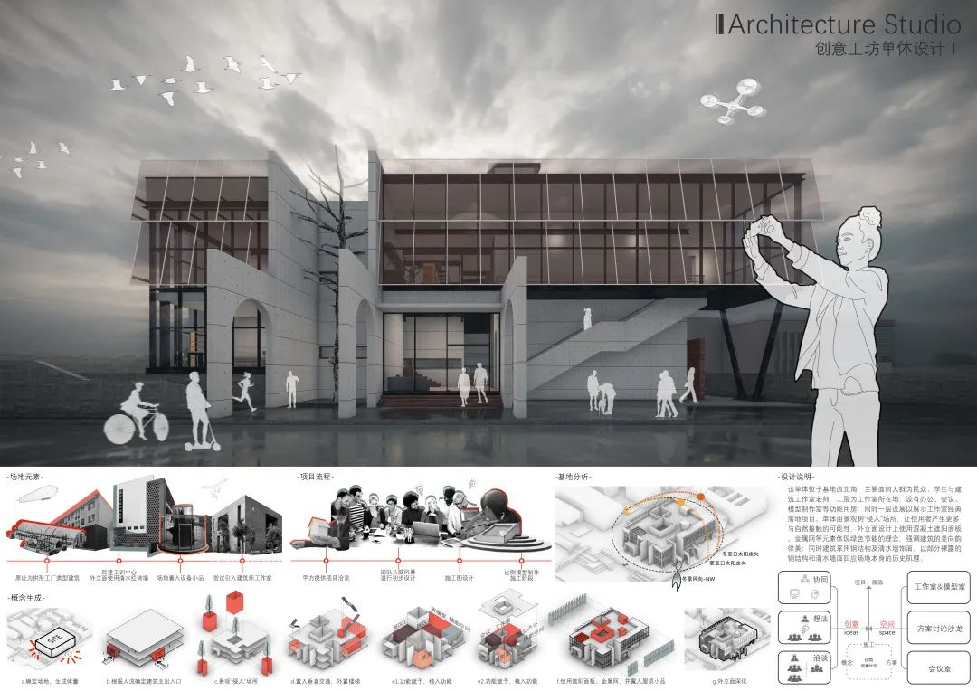 2022湖南大学建筑与规划学院三年级课程作业展