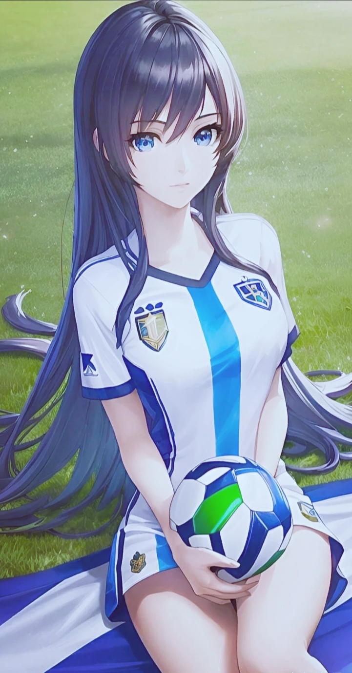 ai绘画萌新,ai画的足球运动员