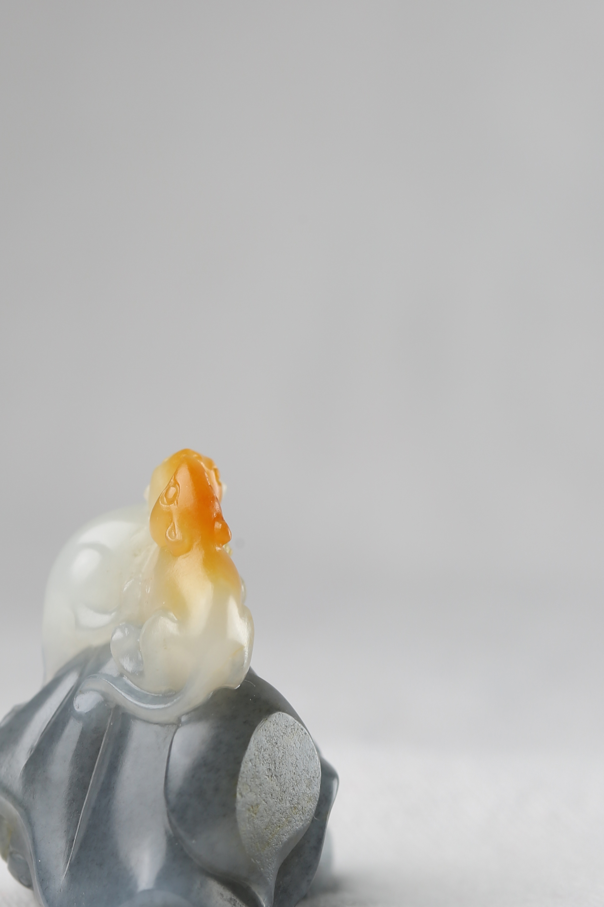 水墨意境和田玉青花籽料原石欣赏,和田玉青花山水的意境