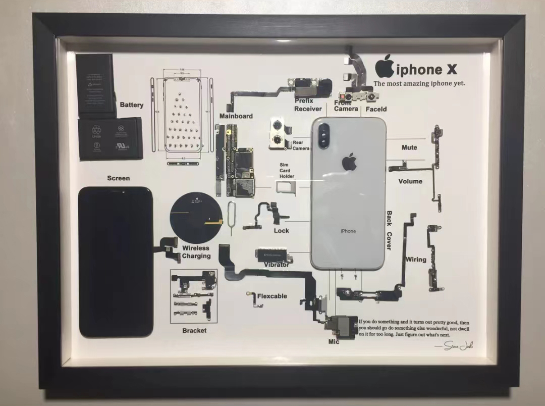 苹果废旧手机拆解,把旧iphone拆出来