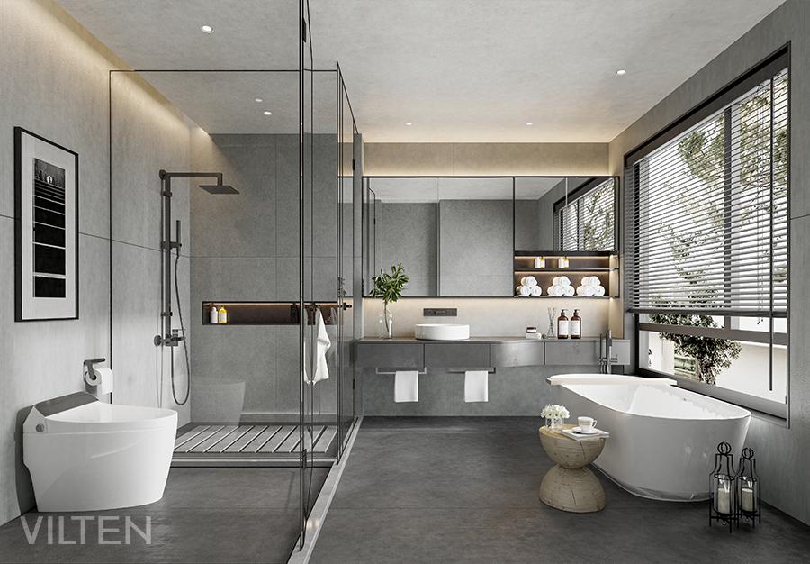 卫生间瓷砖颜色搭配效果图,新家装修瓷砖颜色如何搭配