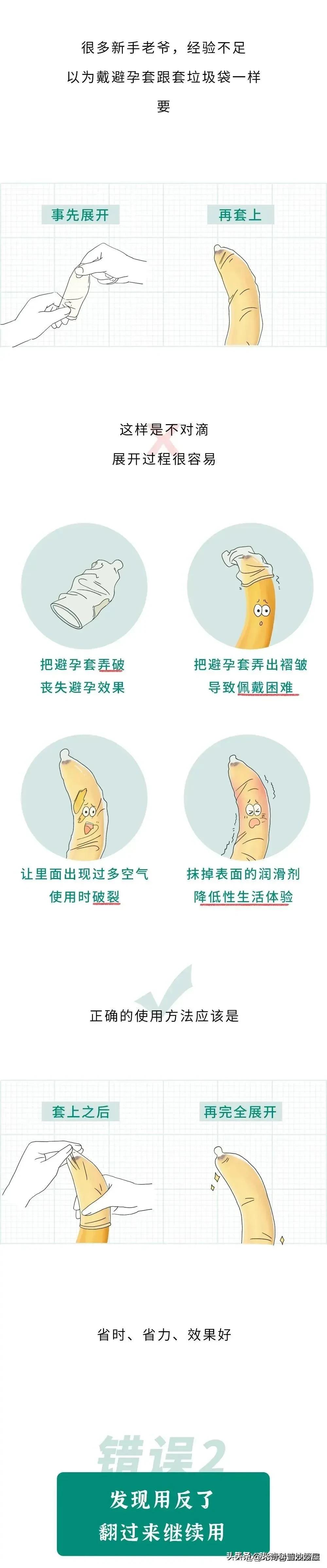 避孕套的八种错误使用方式，你真的都知道吗？不妨进来了解一下