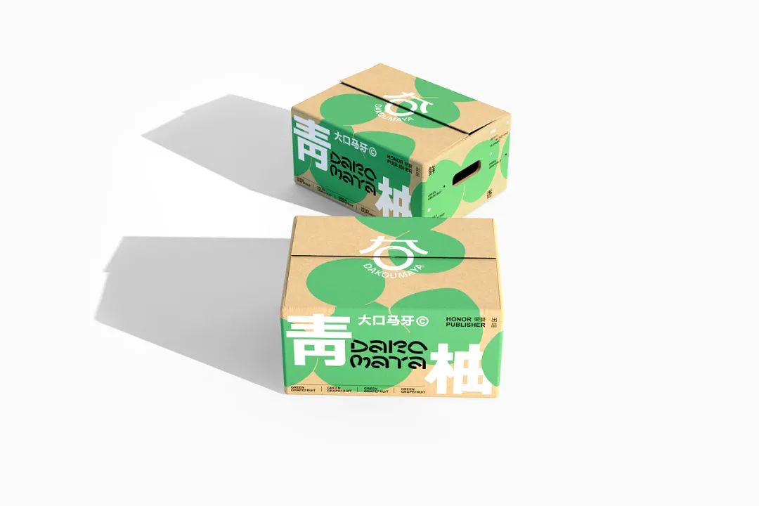 水果包装这样设计也很秀色可餐,夏日感十足的水果包装设计