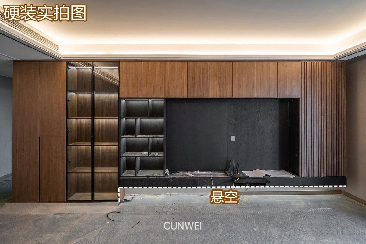 小户型收纳电视柜设计,电视柜这样设计美观又实用