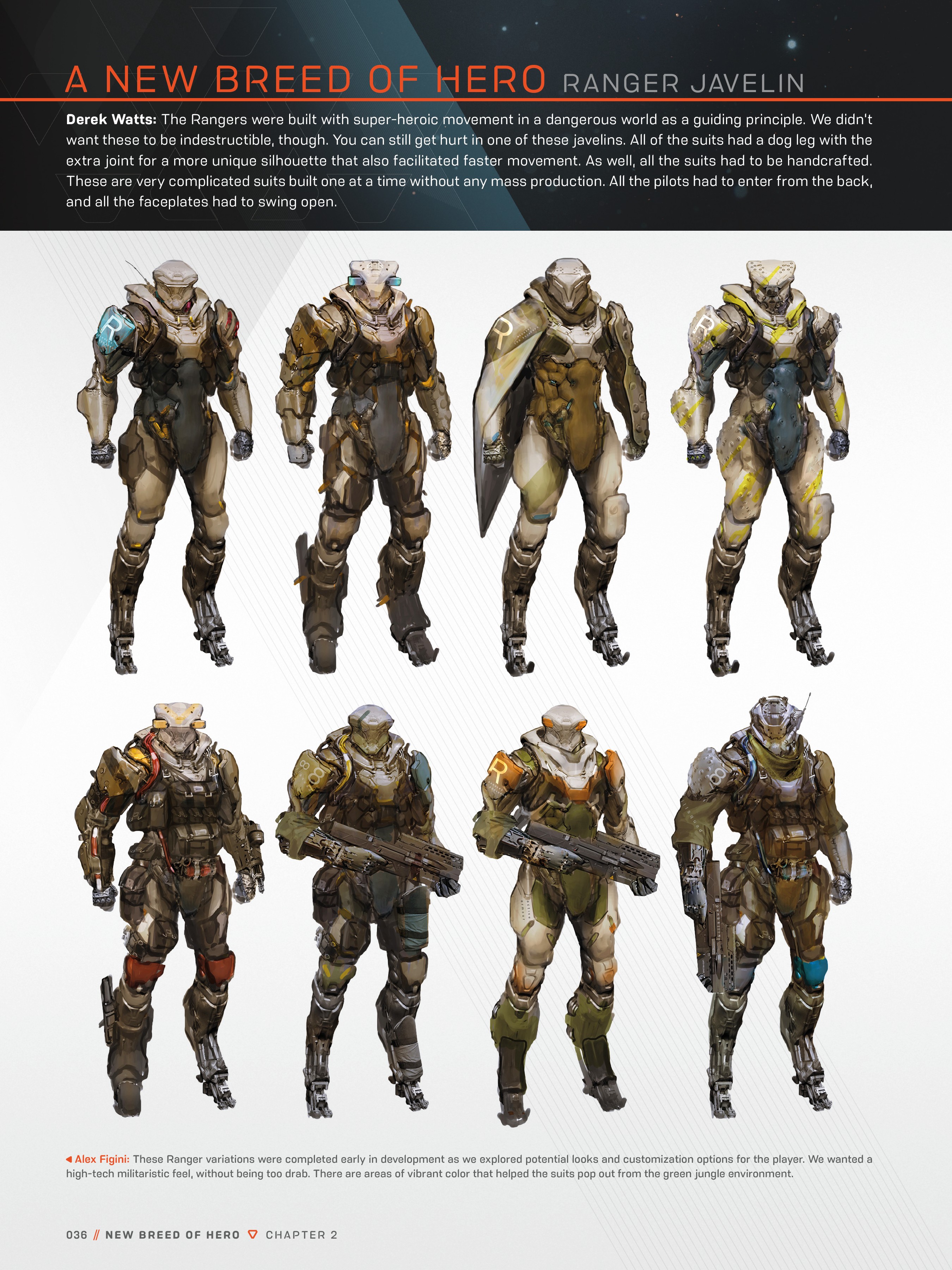 科幻怪与机械战甲的圣歌｜游戏TheArtofAnthem官方艺术设定集